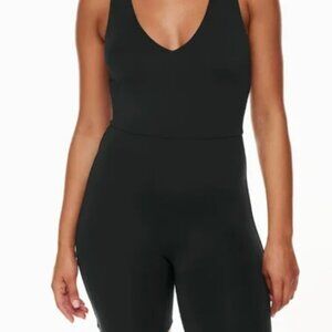 Aritzia Babaton Contour V-Neck Bodysuit Romper